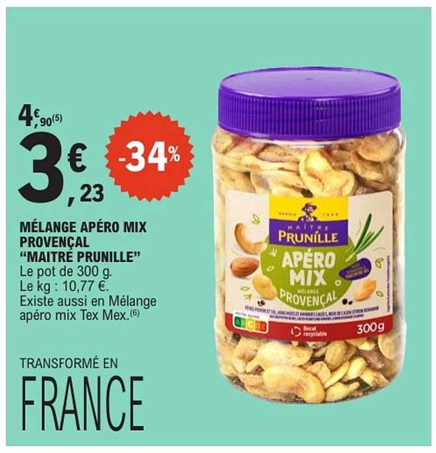 MÉLANGE APÉRO MIX PROVENÇAL “MAITRE PRUNILLE”