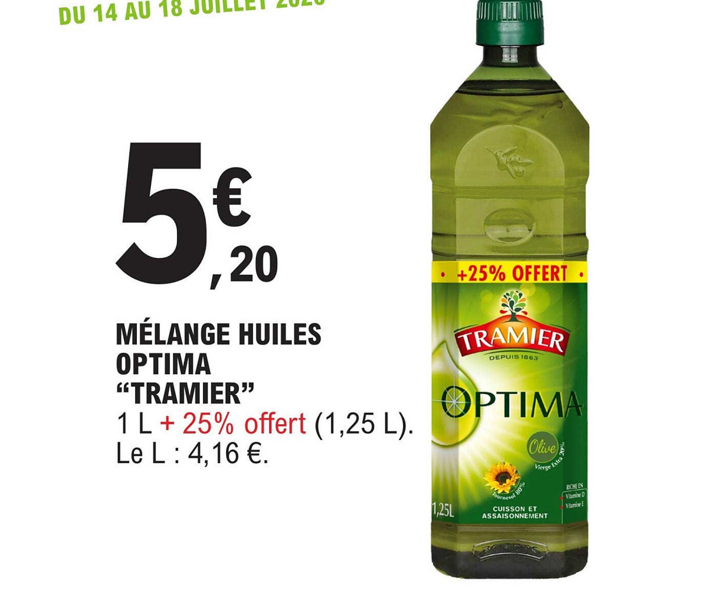 MÉLANGE HUILES OPTIMA “TRAMIER”