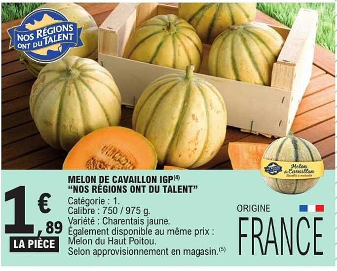 MELON DE CAVAILLON IGP “NOS RÉGIONS ONT DU TALENT”