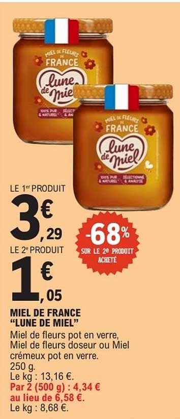 MIEL DE FRANCE "LUNE DE MIEL"