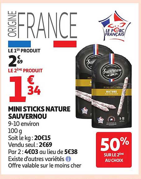 MINISTICKS NATURE SAUVERNOU