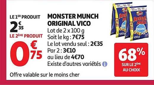MONSTER MUNCH ORIGINAL VICO