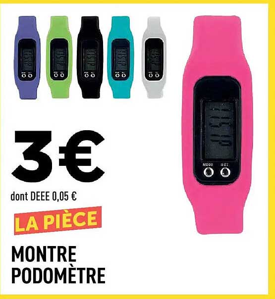 MONTRE PÉDOMÈTRE