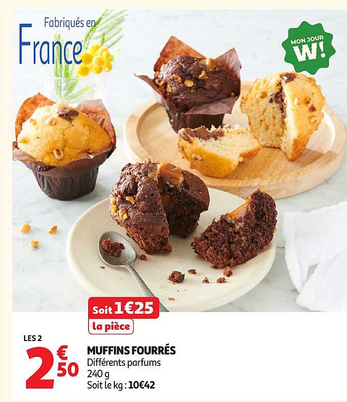 MUFFINS FOURRÉS