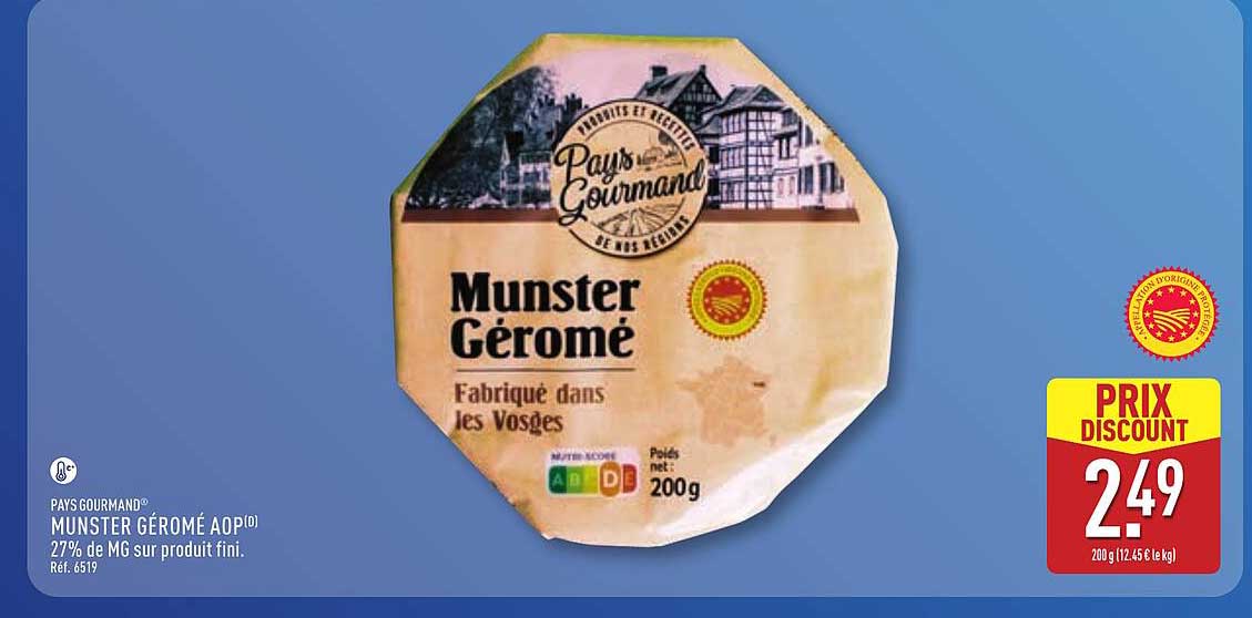 Munster Gérômé AOP