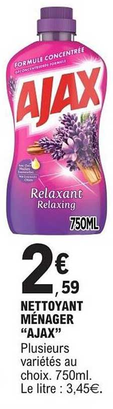 NETTOYANT MÉNAGER “AJAX”