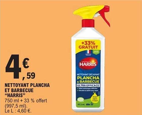 NETTOYANT PLANCHA ET BARBECUE "HARRIS"
