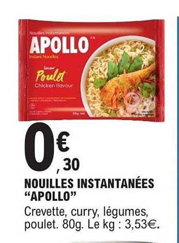NOUILLES INSTANTANÉES “APOLLO”
