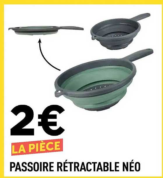 PASSOIRE RÉTRACTABLE NÉO