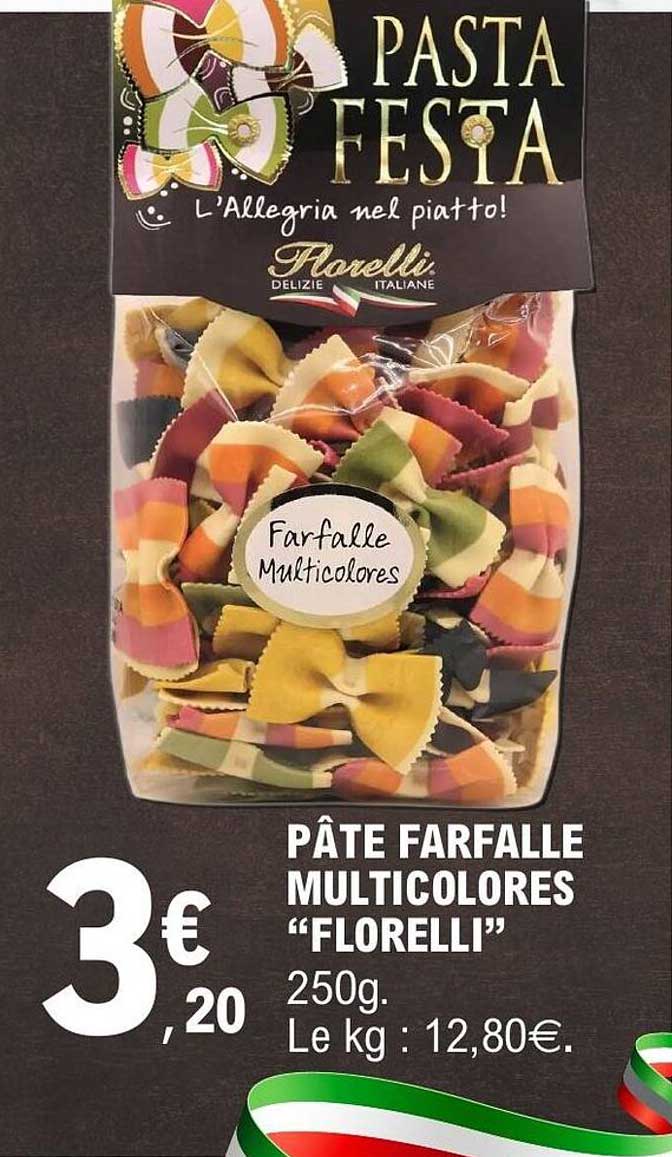PÂTE FALLE MULTICOLORES “FLORELLI”