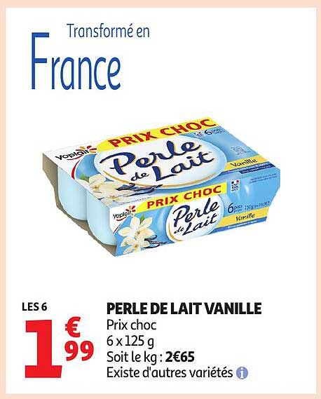 PERLE DE LAIT VANILLE