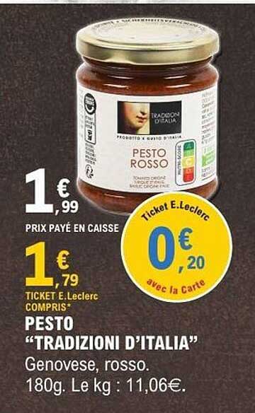 PESTO “TRADIZIONI D’ITALIA”