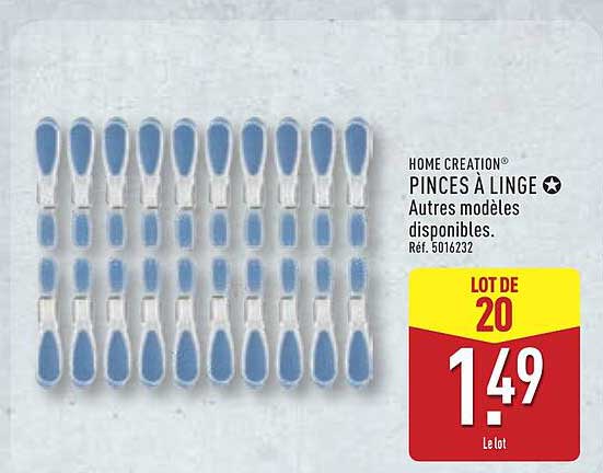 PINCES A LINGE