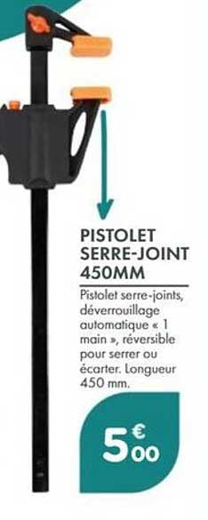 PISTOLET SERRE-JOINT 450MM