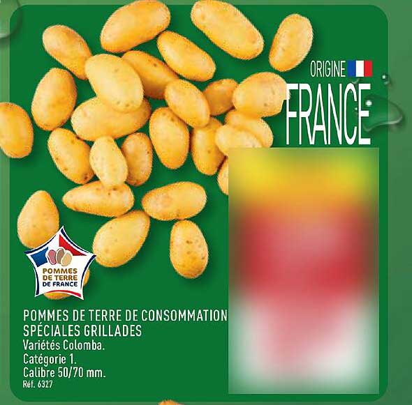 POMMES DE TERRE DE CONSOMMATION SPÉCIALES GRILLADE