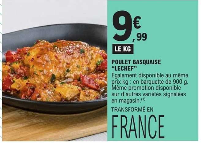 POULET BASQUAISE “LECHEF”