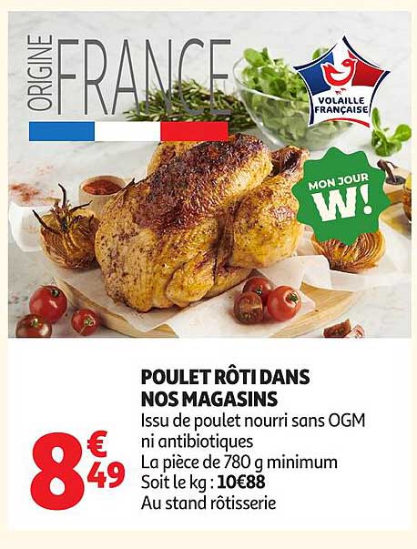 POULET RÔTIDANS NOS MAGASINS