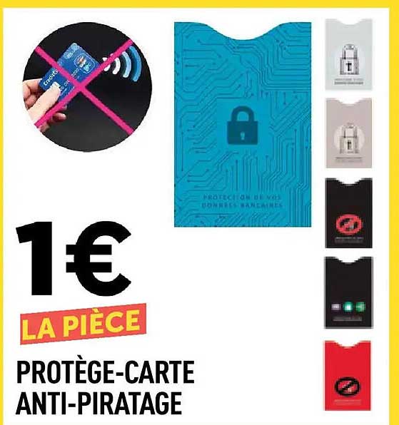 PROTÈGE-CARTE ANTI-PIRATAGE