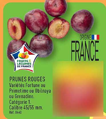 PRUNES ROUGES