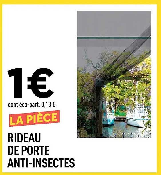 RIDEAU DE PORTE ANTI-INSECTES
