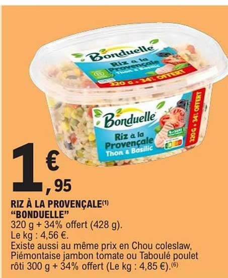 RIZ À LA PROVENÇALE “BONDUELLE”
