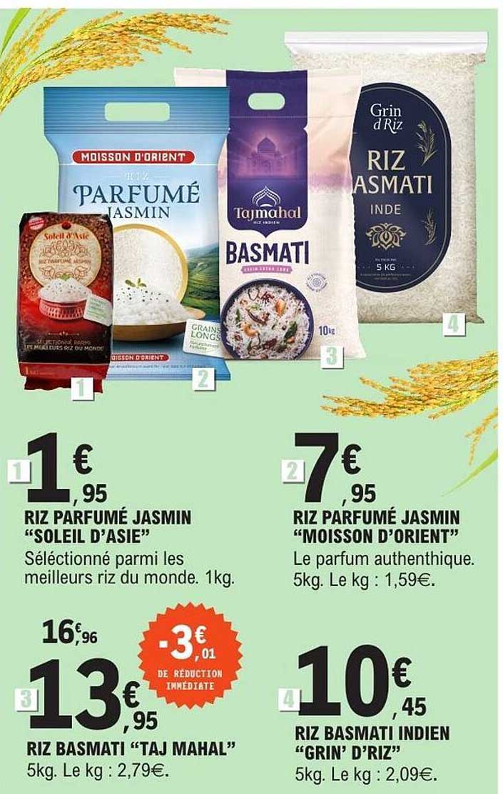 RIZ PARFUMÉ JASMIN “SOLEIL D’ASIE”