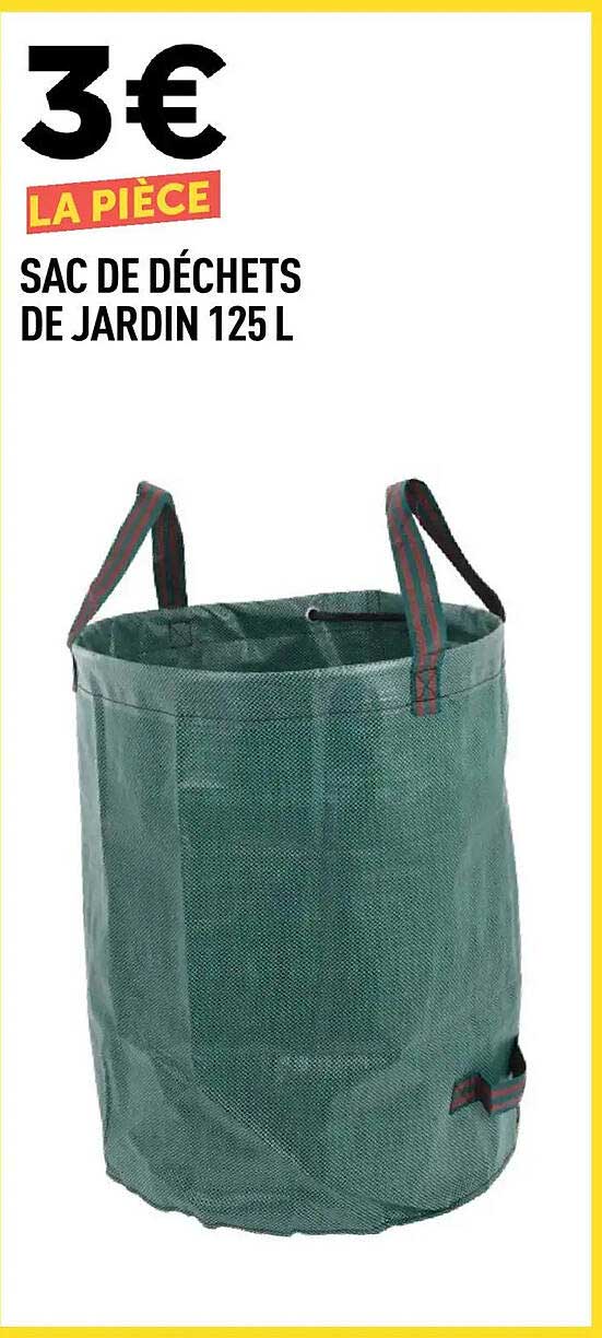 SAC DE DÉCHETS DE JARDIN 125 L