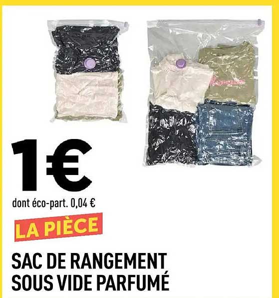 SAC DE RANGEMENT SOUS VIDE PARFUMÉ