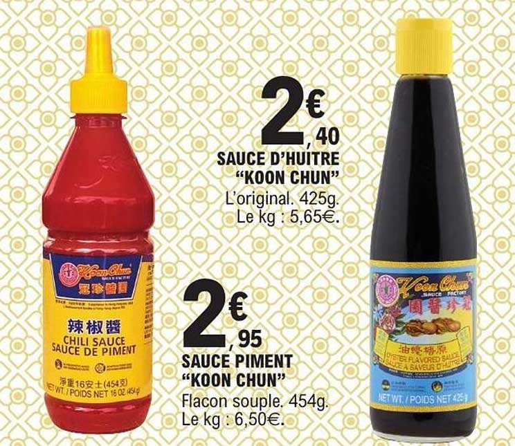 SAUCE D'HUITRE "KOON CHUN"