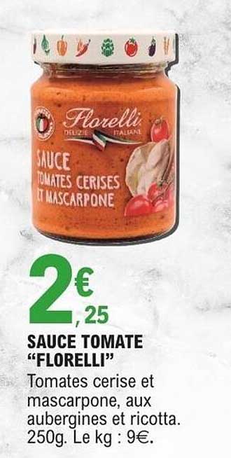 SAUCE TOMATE “FLORELLI”
