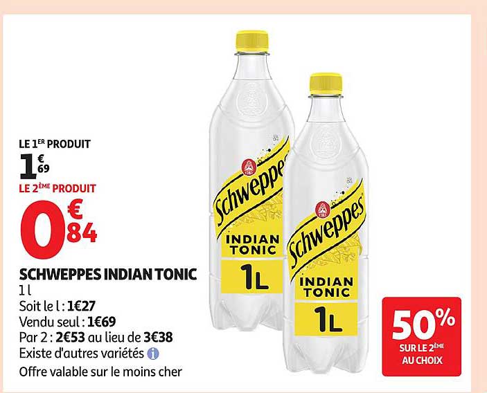 SCHWEPPES INDIAN TONIC
