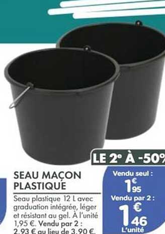 SEAU MACON PLASTIQUE