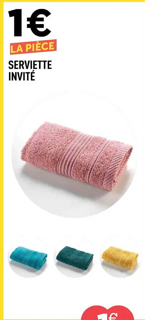 SERVIETTE INVITÉ
