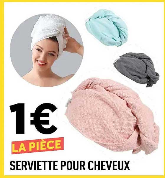 SERVIETTE POUR CHEVEUX