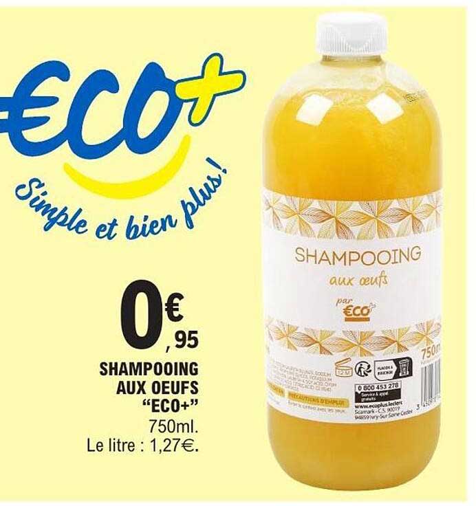 SHAMPOOING AUX OEUFS “ECO+”