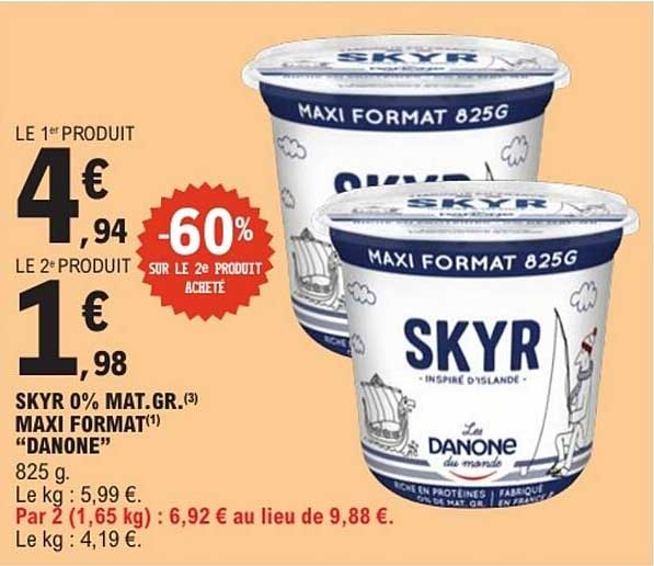 SKYR 0% MAT.GR.(3) MAXI FORMAT(1) “DANONE”