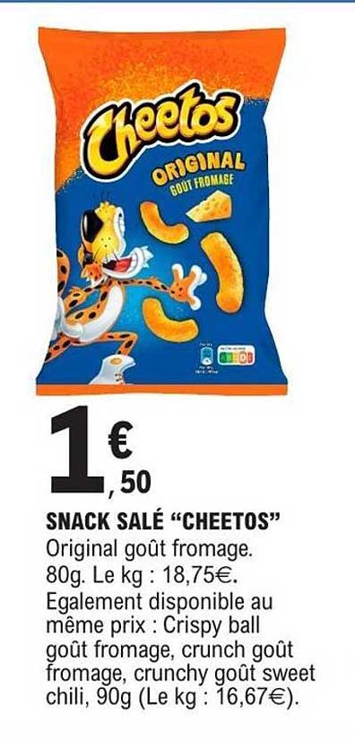 SNACK SALÉ “CHEETOS”