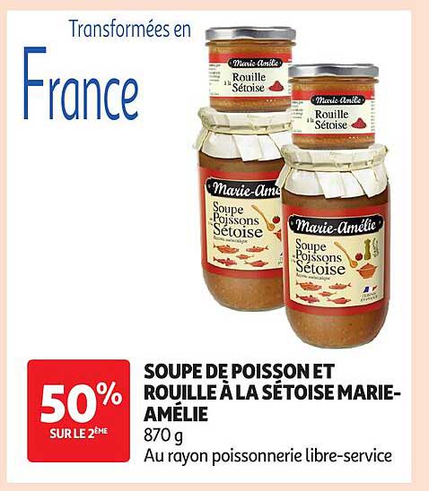 SOUPE DE POISSON ET ROUILLE À LA SÉTOISE MARIE-AMÉLIE