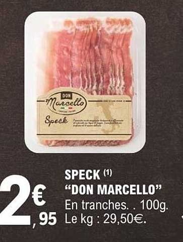 SPECK “DON MARCELLO”
