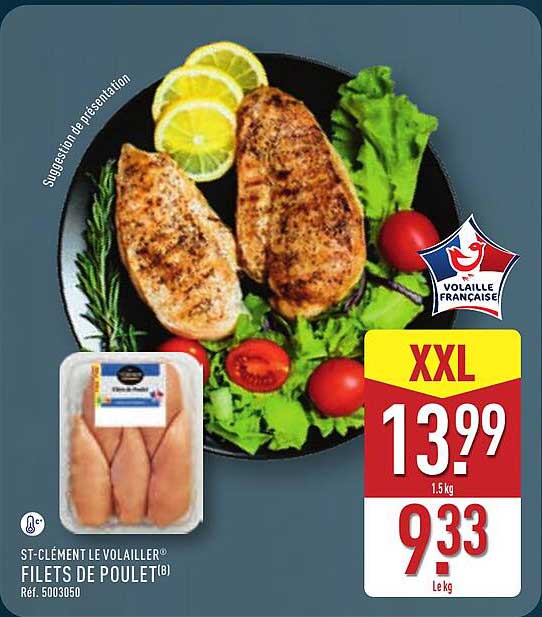 ST-CLÉMENT LE VOLAILLER® FILETS DE POULET(B)