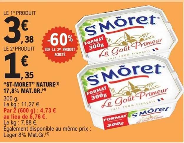 “ST-MORET” NATURE¹ 17,8% MAT.GR.(4)