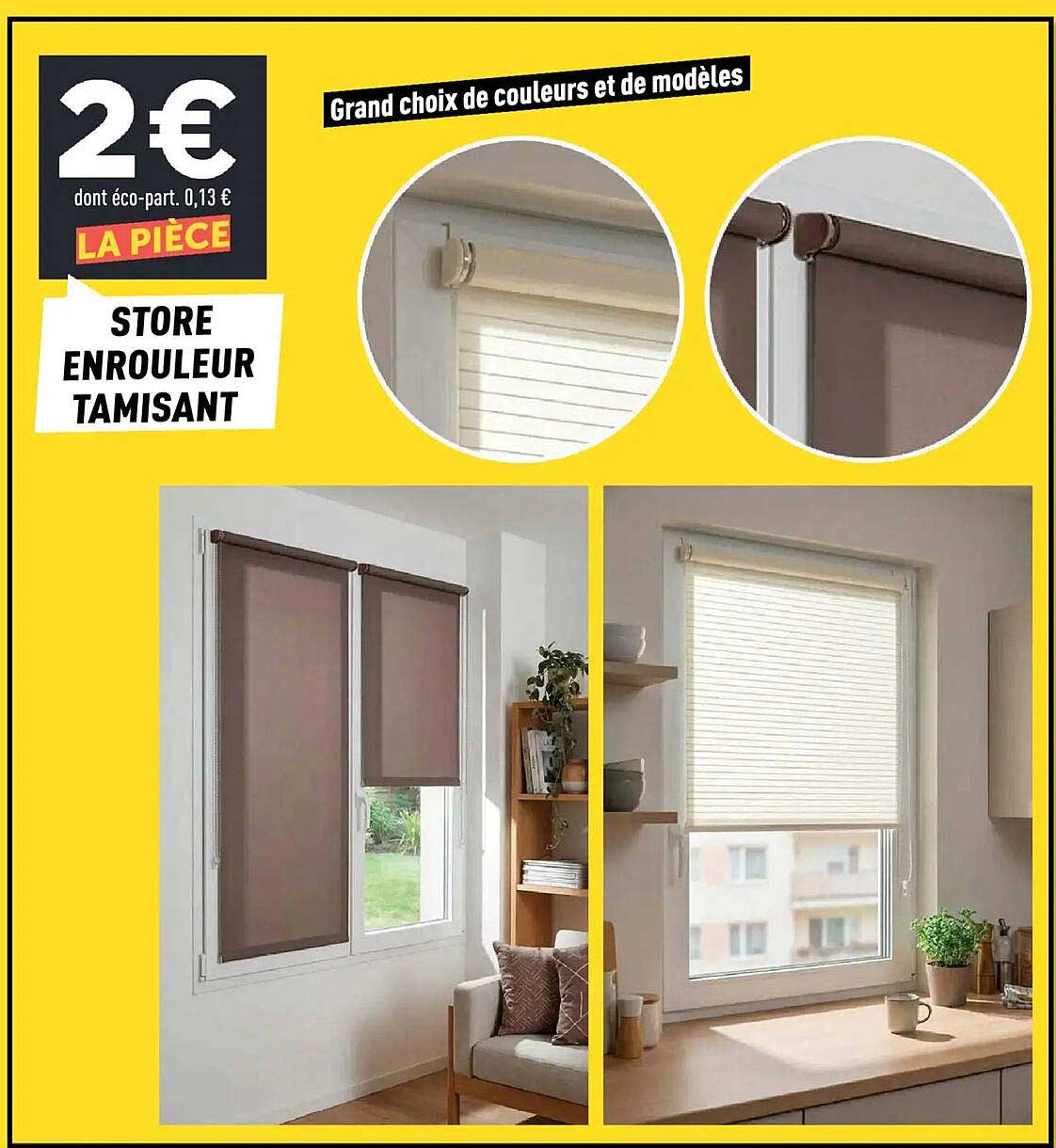 STORE ENROULEUR TAMISANT