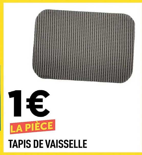 TAPIS DE VAISSELLE