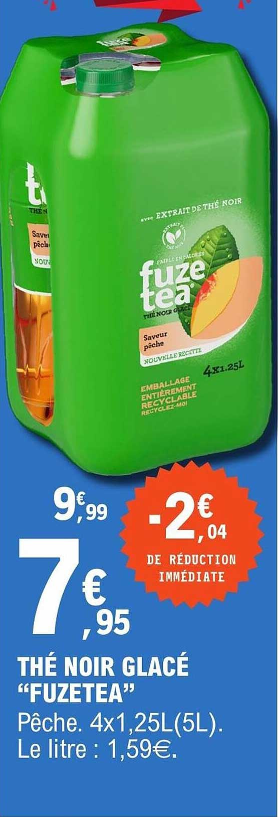 THÉ NOIR GLACÉ “FUZETEA”