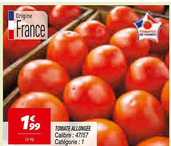 TOMATE ALLONGÉE