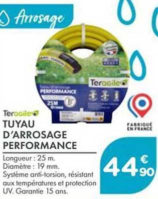 TUYAU D’ARROSAGE PERFORMANCE