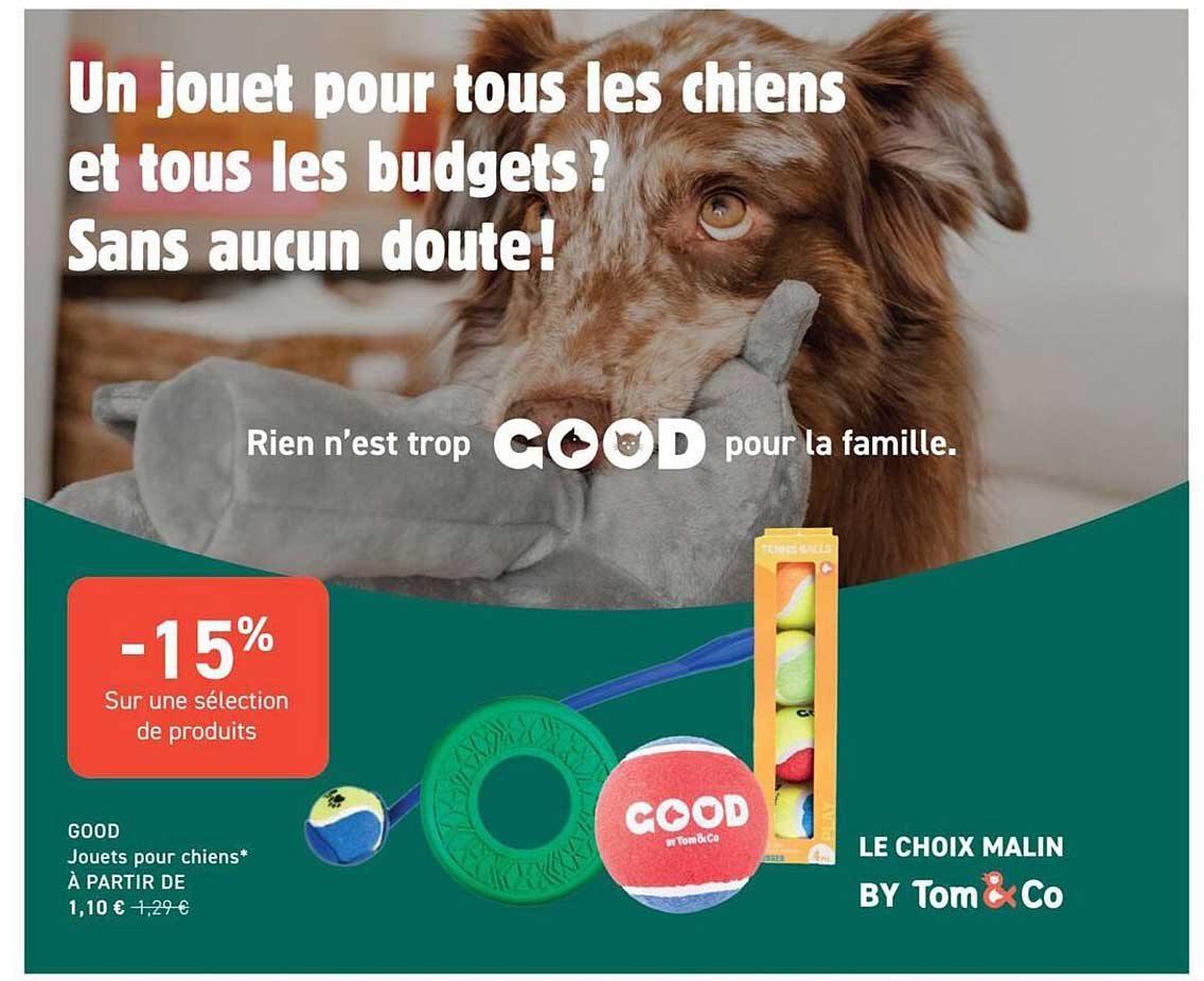 Un jouet pour tous les chiens et tous les budgets ? Sans aucun doute!