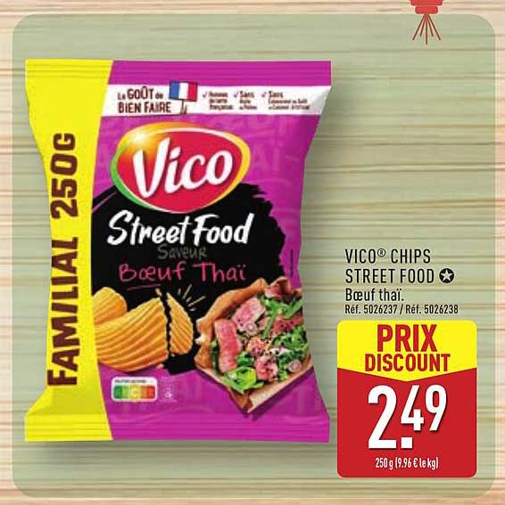 VICO® CHIPS STREET FOOD Bœuf thaï