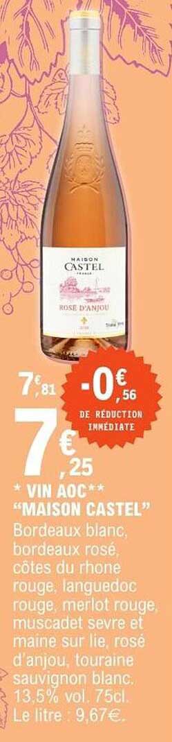 VIN AOC "MAISON CASTEL"