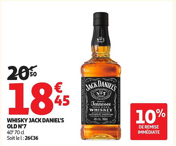WHISKY JACK DANIEL'S OLD N°7